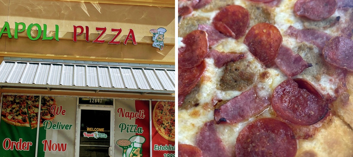 Napoli Pizza Menu
